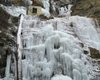 В Крыму замерз стометровый водопад Учан-Су (фото, видео)