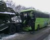 Автобус столкнулся с грузовиком. 7 человек пострадали (фото)
