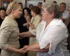 Тимошенко встретилась с одноклассниками 