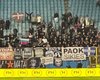Греческие болельщики устроили провокацию с российским триколором на матче "Динамо" (видео)