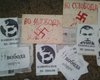 В Киеве офис Свободы обрисовали свастикой