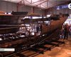 На Хортице показали отреставрированный 20-метровый казацкий корабль
