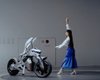 Yamaha показала необычный "танцующий" байк-трансформер с автопилотом (видео)