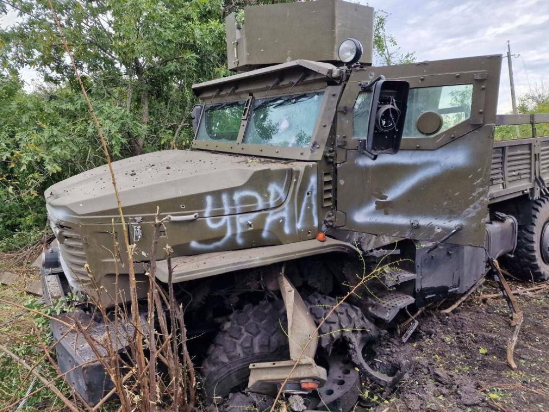 Спецподразделение Кракен получило трофейную бронемашину Торнадо-У — фото