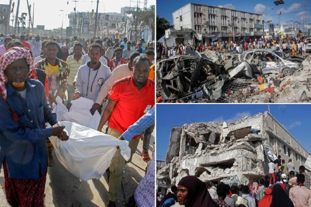 Теракт террористический акт взрыв взрывчатка Сомали Могадишо исламисты