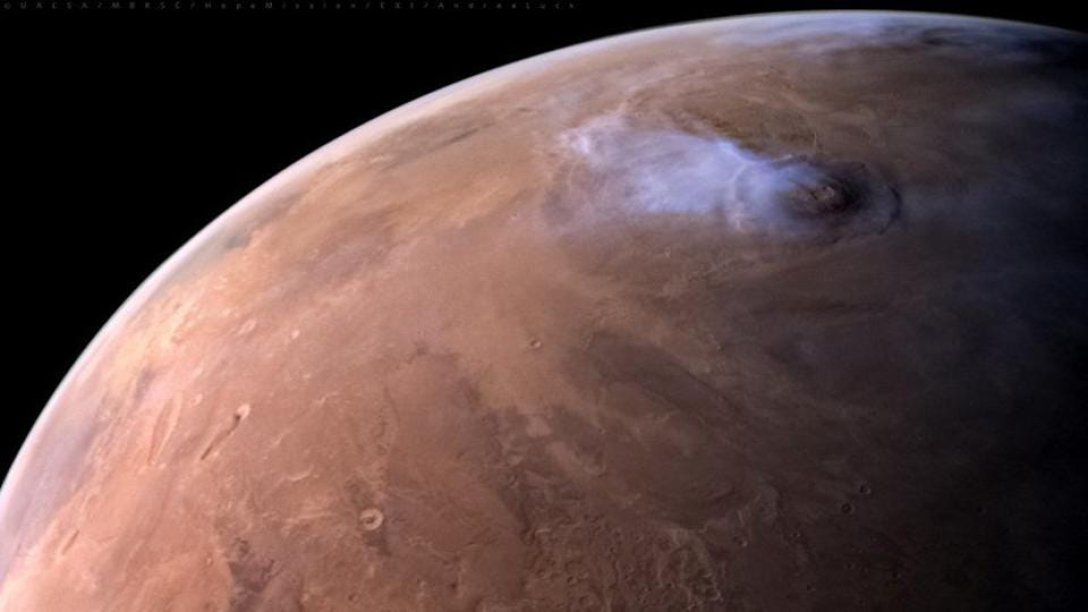 Гора Олимп, Марс