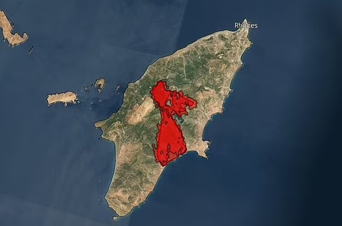 горски пожари на Родос