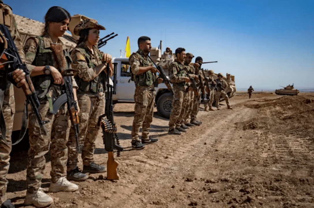 курды, курдское ополчение, солдаты курды