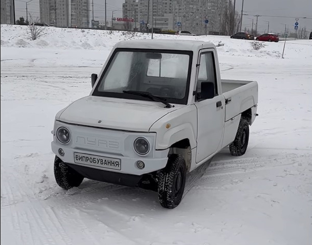 электромобиль ЛуАЗ, новый ЛуАЗ, украинский электромобиль, пикап ЛуАЗ, электрокар ЛуАЗ, ЛуАЗ-969, украинский внедорожник