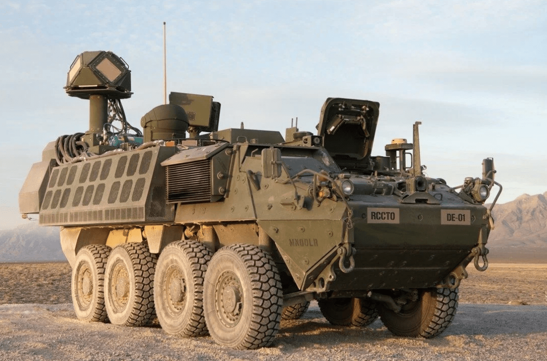 Лазерна зброя DE M-SHORAD на БТР Stryker