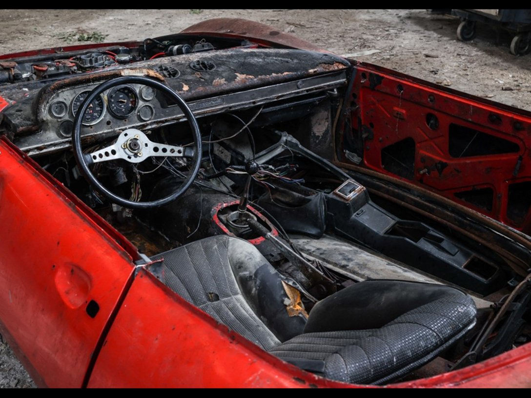 Fiat Dino Spider, Fiat Dino, Fiat Dino 1968, Dino Spider, заброшенные авто