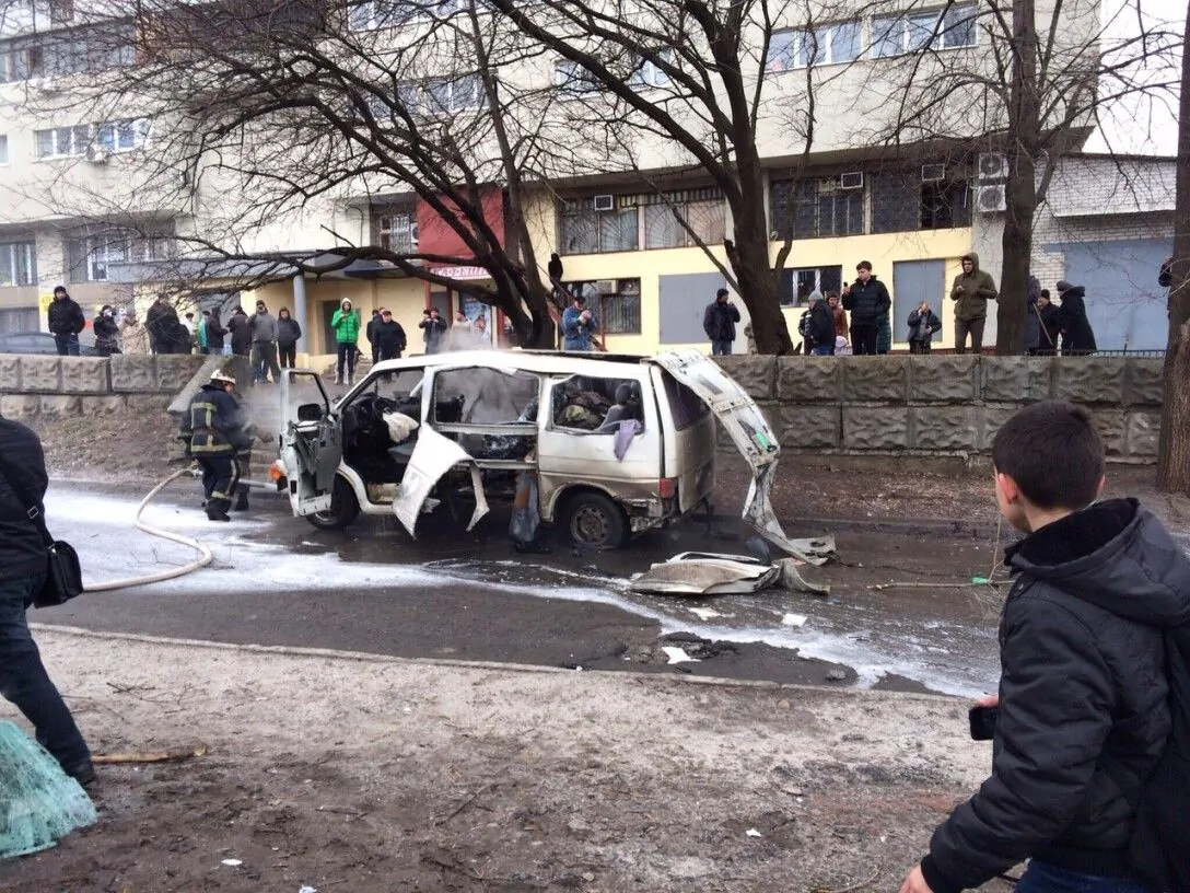 Взорвался автомобиль командира спецбатальона Слобожанщина - ФОКУС