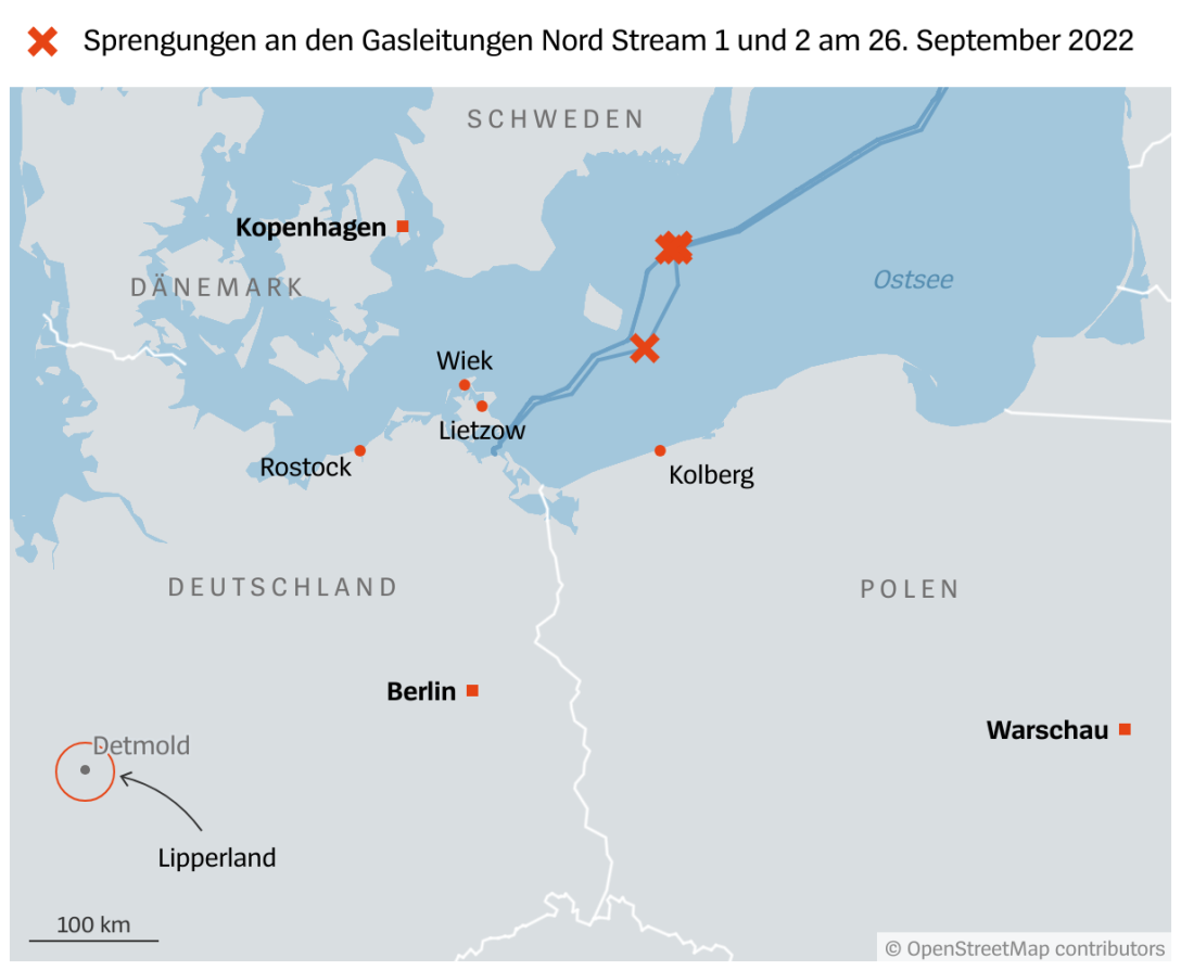 Польща, Німеччина, Данія, диверсія, диверсант, підрив Північний потік, диверсія Північний потік