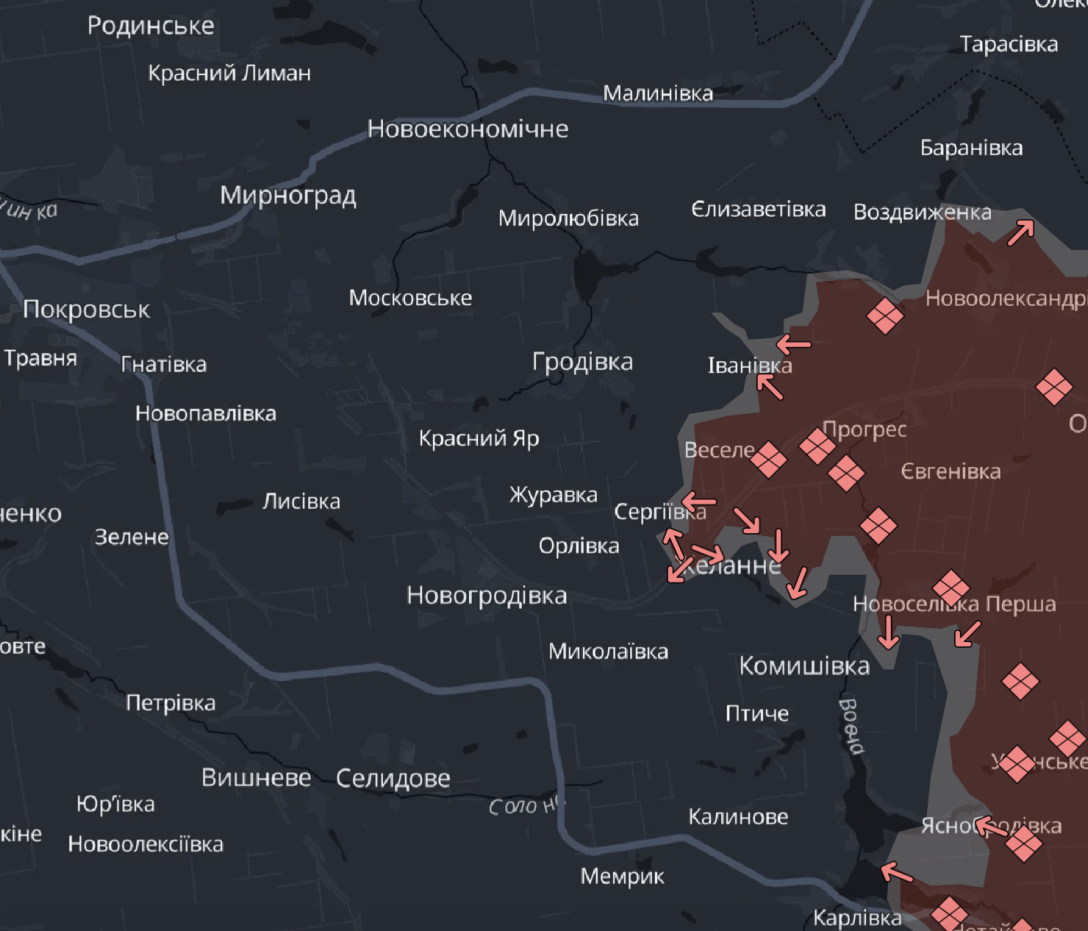 Карта бойових дій