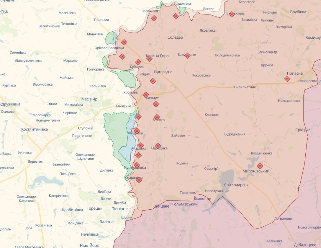 карта боев в украине, Контрнаступление ВСУ, карта боевых действий,