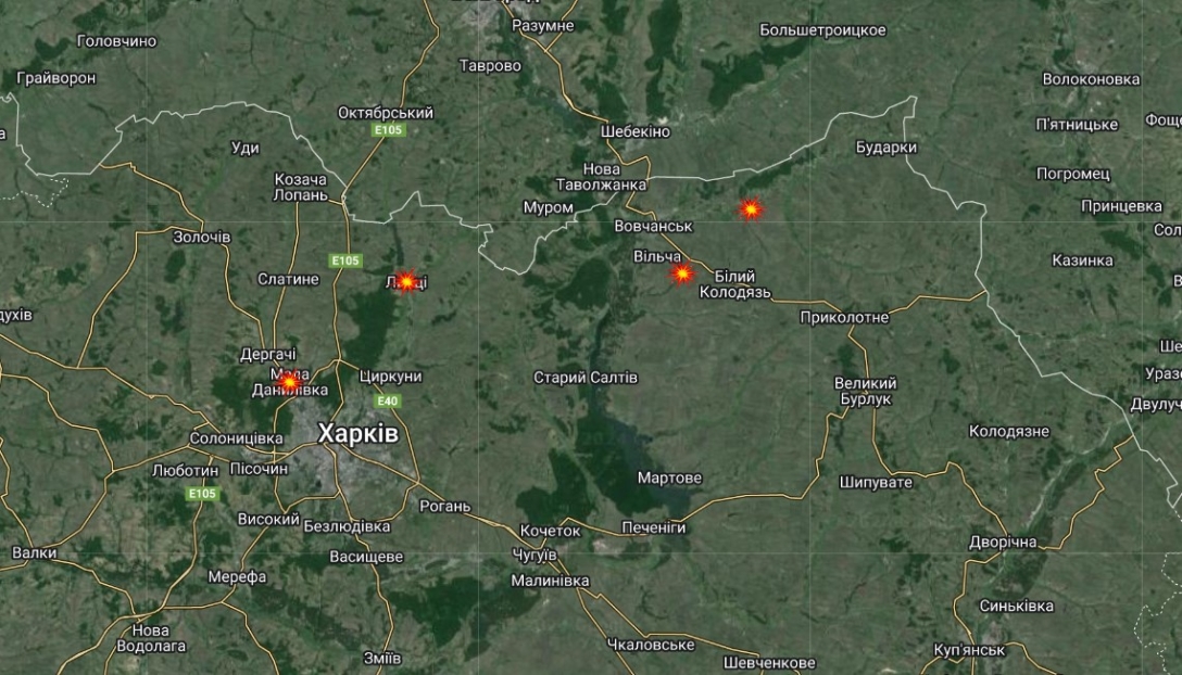 Наступ РФ на Харків, обстріли, авіація, ЗС РФ, 15 травня