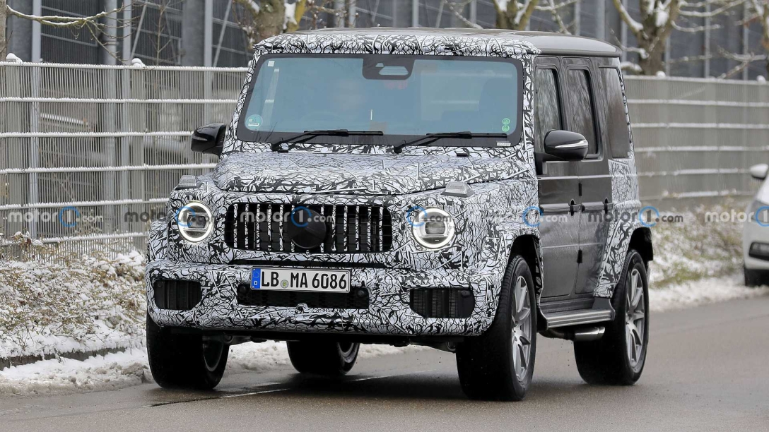 MercedesAMG G63 2024 модельного года заметили во время тестов на дорогах