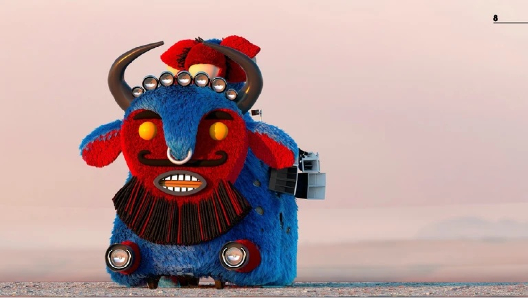 синій бик марія приймаченко