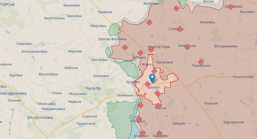 Карта бойових дій