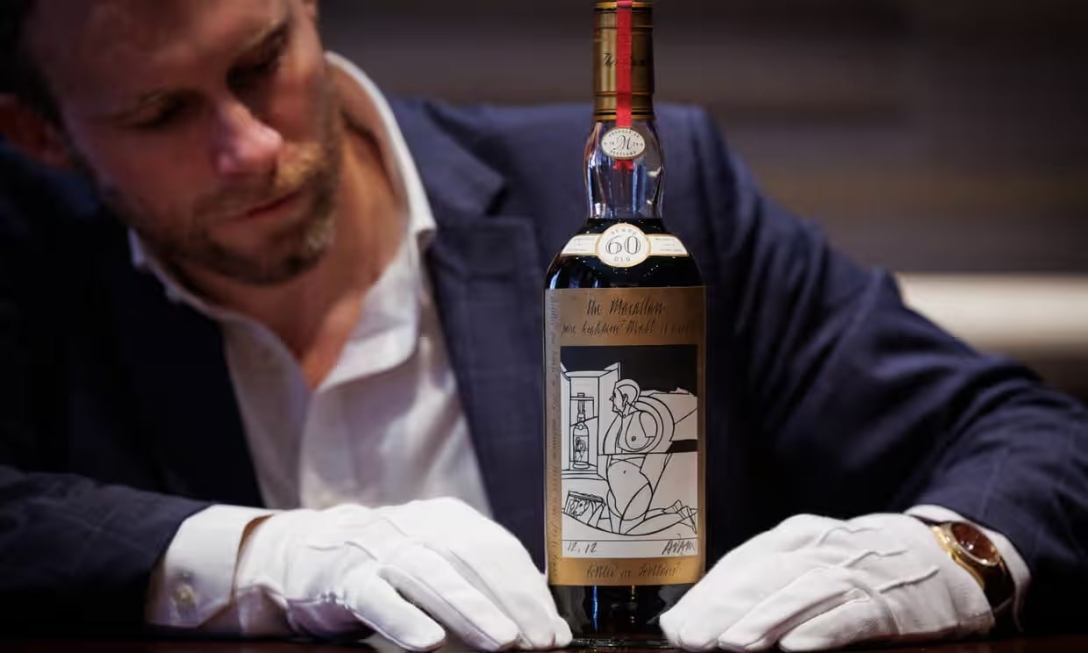 The most expensive bottle of whiskey in the world sold at auction ...
