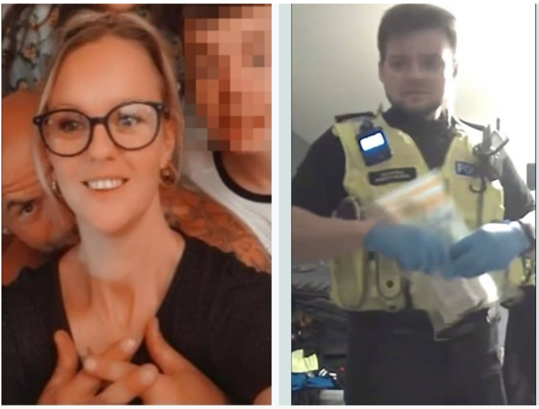 поліцейський вкрав у жінки труси