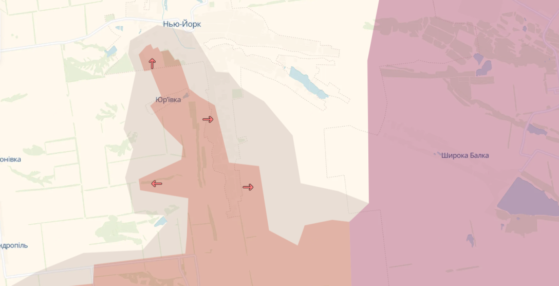 ЗС РФ просунулися біля Юр'ївки