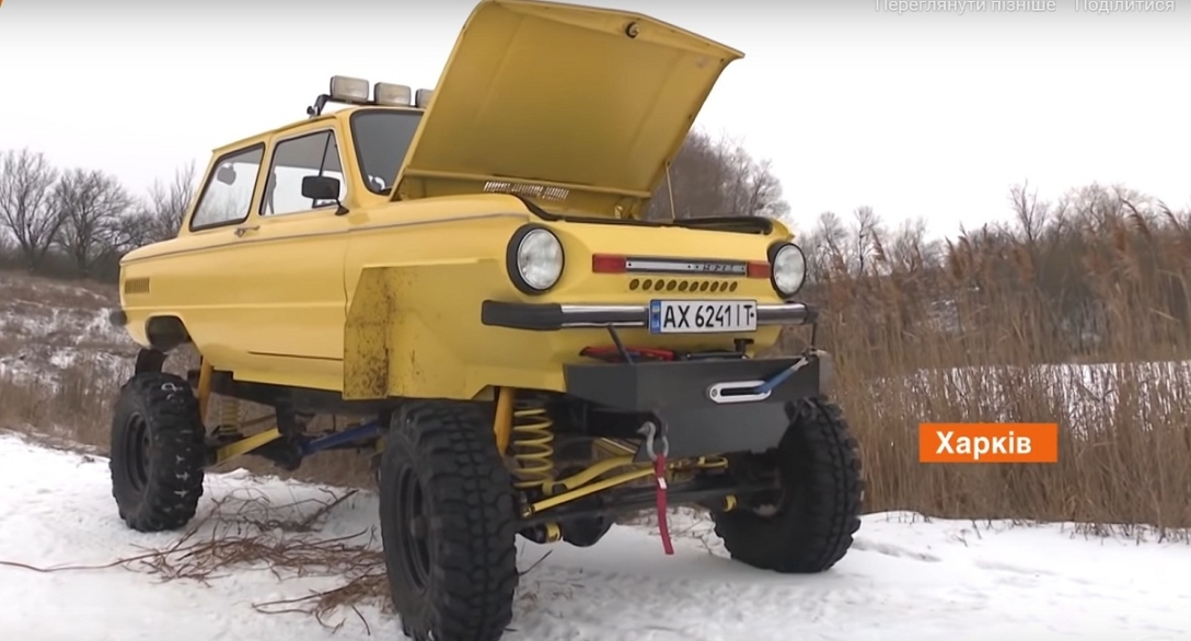 Житель Запорожья своими руками построил «идеальный автомобиль» (ФОТО, ВИДЕО)