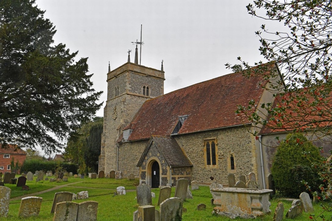 Bucklebury village, the village where Kate Middleton grew up