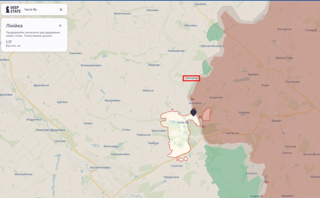 Бої на Донбасі, бойові дії, карта, 21 серпня, Часів Яр