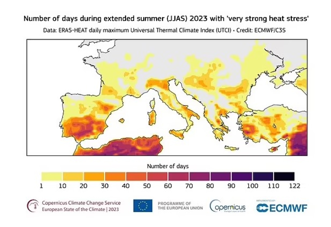 жега в Европа 2023 г