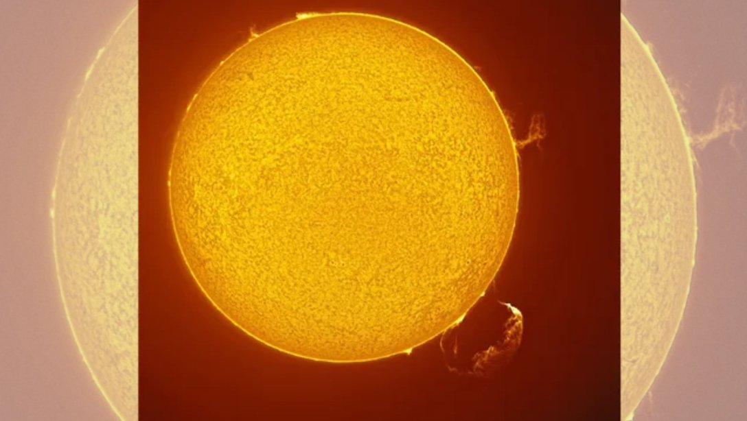 Висотою 130 000 км — на Сонці з'явився гігантський торнадо і не тільки це — фото1