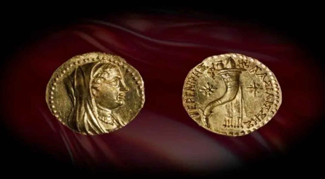 золота монета Береніка В Ізраїлі знайшли дуже рідкісну золоту монету з царицею Стародавнього Єгипту — фото1