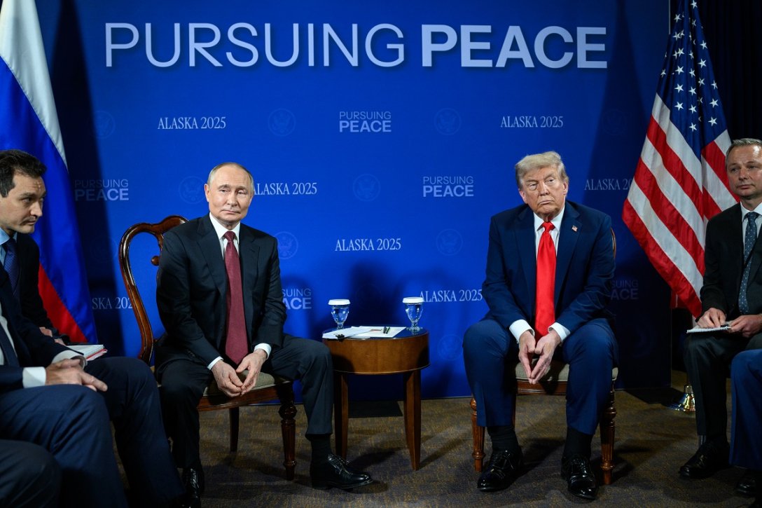 трамп путин аляска 1 трамп и путин на аляске