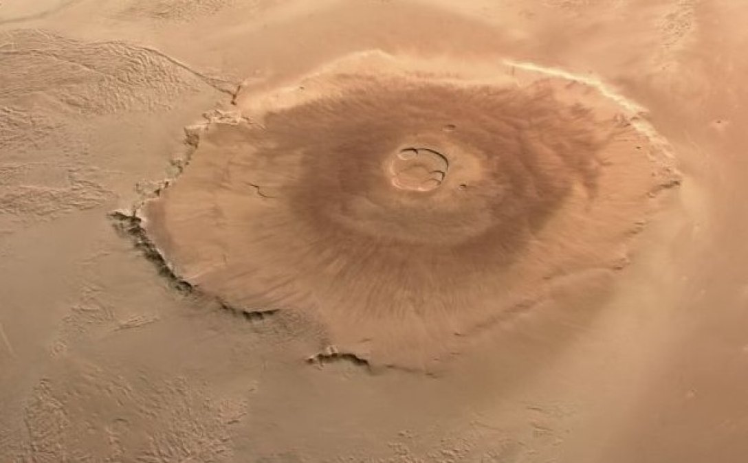 Гора Олимп на Марсе: самая высокая гора в нашей Солнечной системе