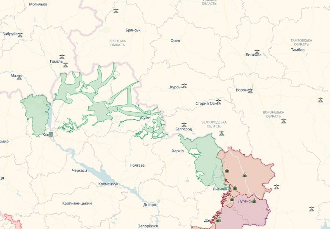 Новое наступление России возможно со стороны Воронежа, Курска и Брянска