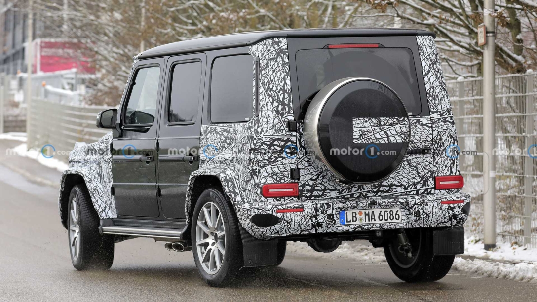 MercedesAMG G63 2024 model year spotted during road tests Breaking