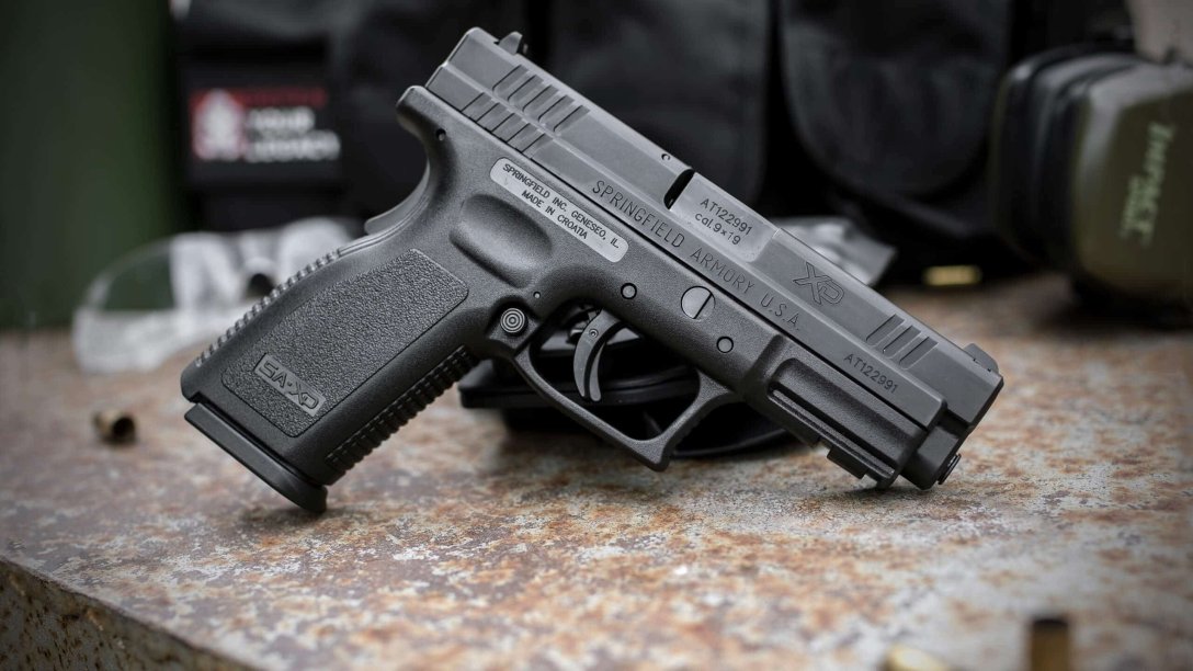 Springfield XD, рейтинг пістолетів, найкращі пістолети, пістолет, рейтинг найкращих пістолетів, рейтинг пістолетів, пістолет Люгера, пістолет 9-мм