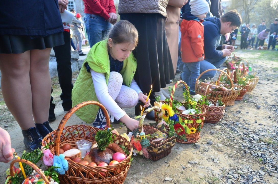 Великодній кошик, паска, Великдень, паска 2024