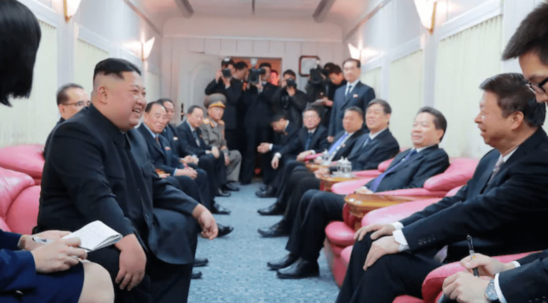 Поезд Ким Чен Ына по дороге в Пекин