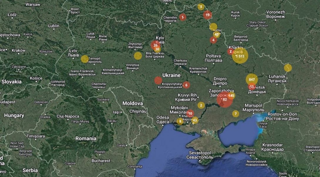 В Николаевской области самая опасная зона: ГСЧС запустила карту заминированных территорий 