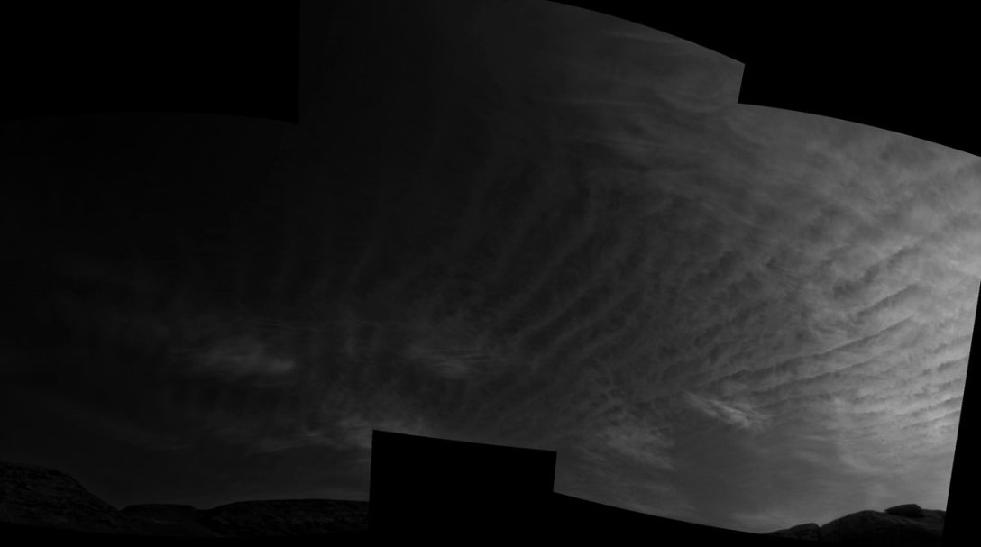 Облака на Марсе