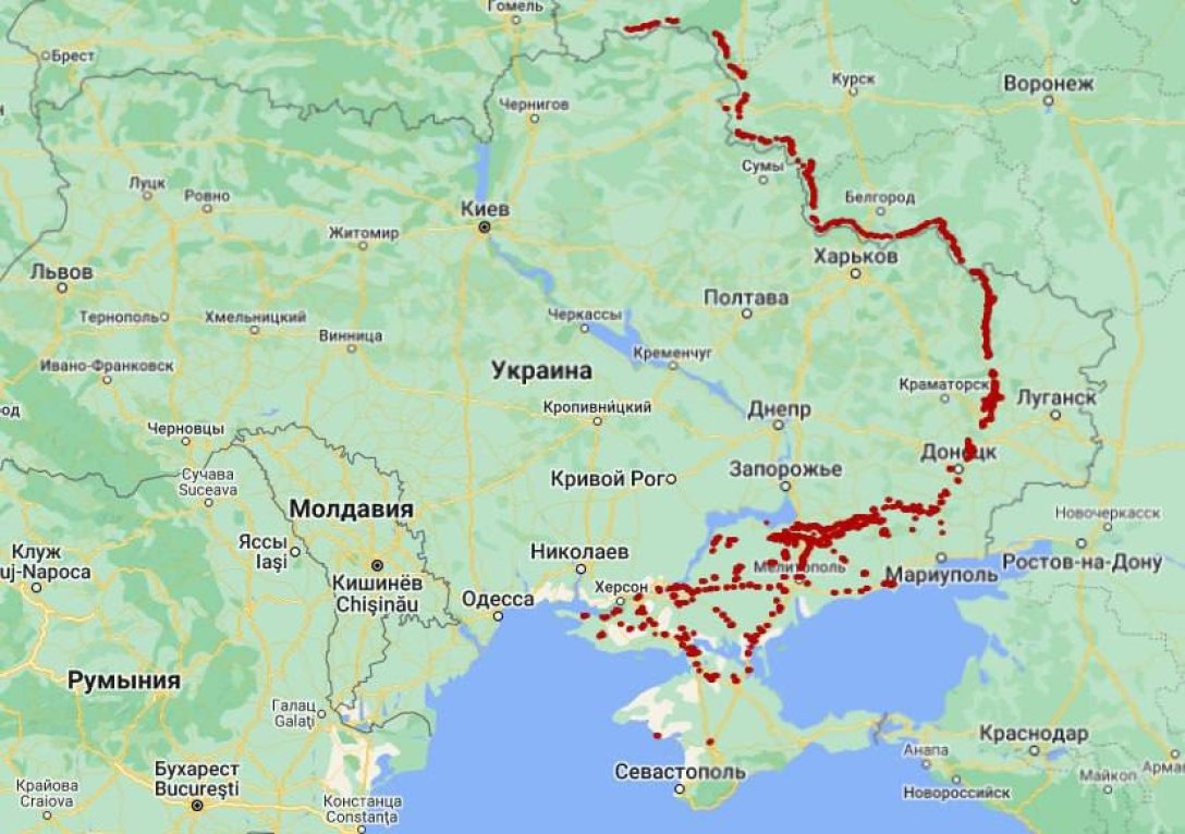 карта сооружений вс рф, контрнаступление украины, контрнаступление всу
