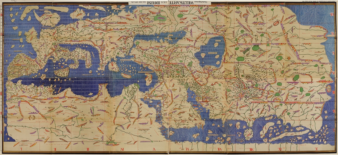 карта світу, аль-Ідрісі