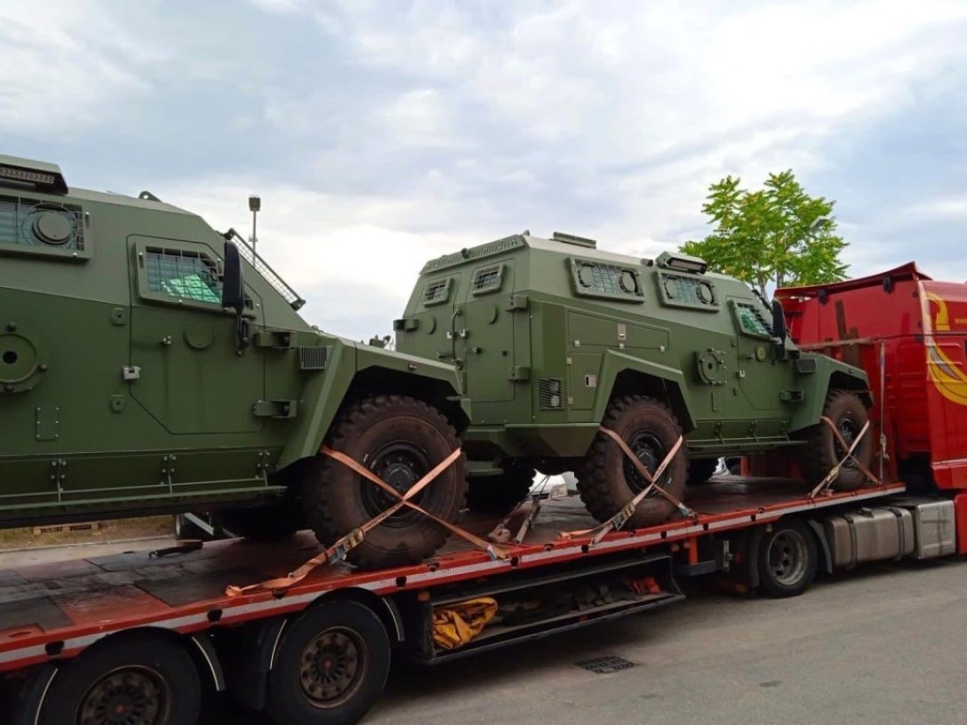 Броневик бронемашины MLS SHIELD вооружение ВСУ военная помощь Порошенко