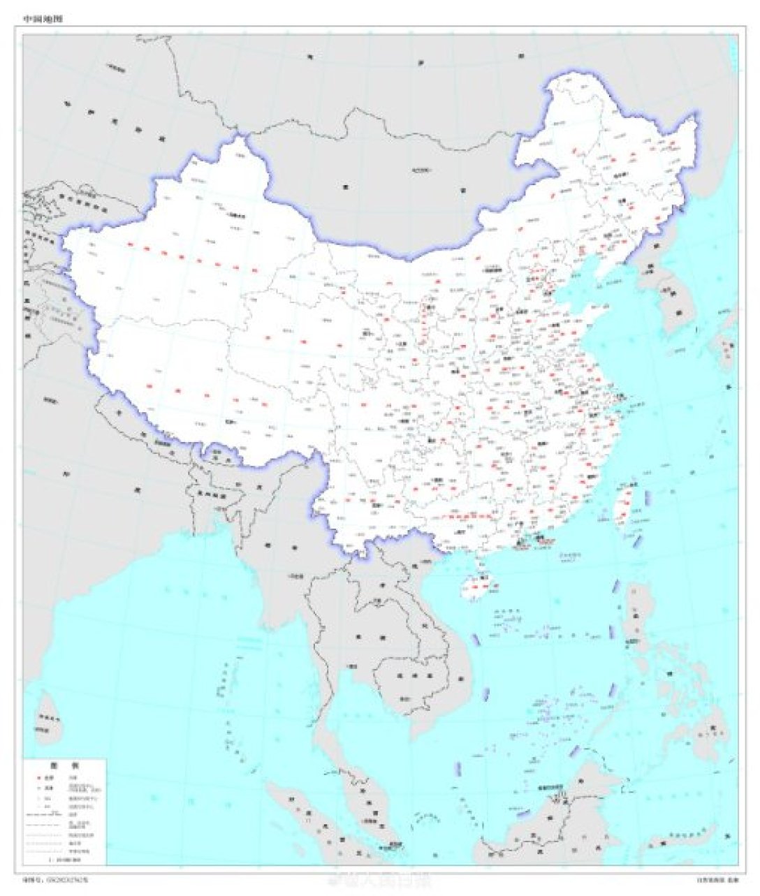 карта, Китай