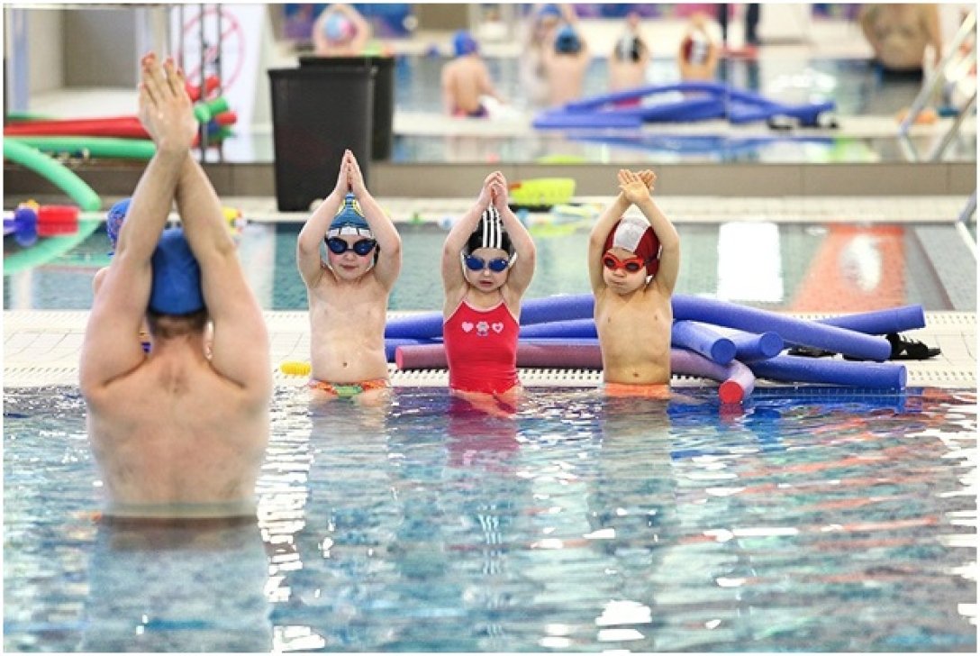 Упражнения для бассейна для детей
