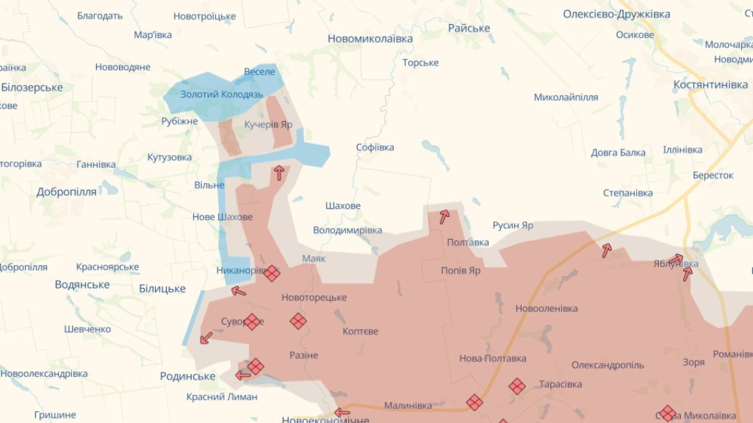 доброполье карта