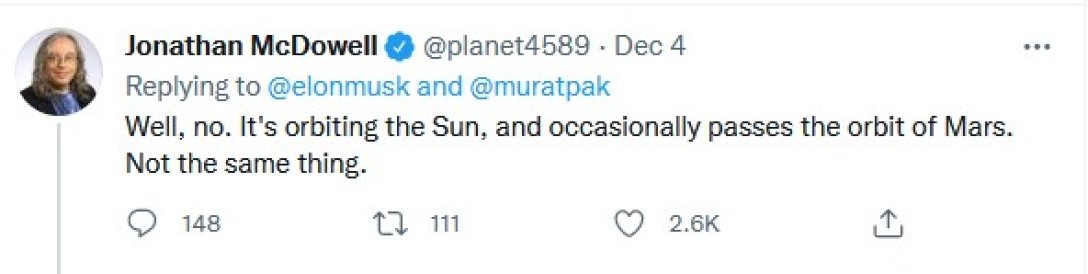Ответ астронома из Гарварда на твит Илона Маска