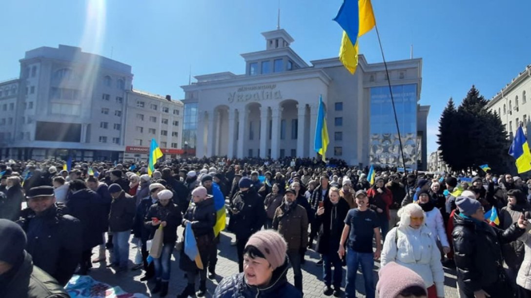 протести в Херсоні, Херсон Україна,