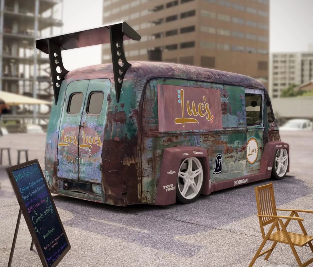 тюнінг фургона тюнінг фургона, закусочна на колесах, пересувна закусочна, Chevrolet Corvette